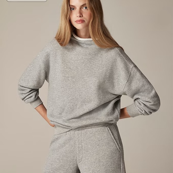 💎EUC💎 J. Crew Heritage terry Rollneck™ sweatshirt - Picture 2 of 8